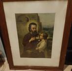 4 religieuze prenten., Ophalen