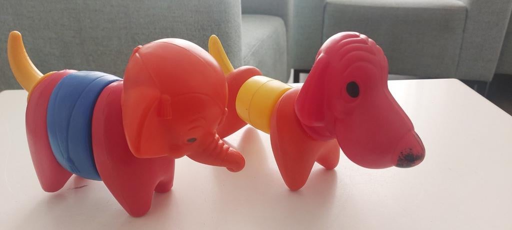 Tupperware "Zoo It Yourself" speelgoeddieren vintage, Ophalen of Verzenden, Gebruikt, Overige typen