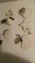 Kersthangers 6 stuks / kerstballen van aardewerk, Diversen, Ophalen of Verzenden, Nieuw