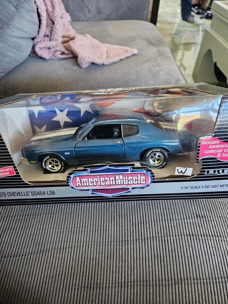 1970 chevelle ss454 ls6 anniversary edition, Ophalen of Verzenden, Nieuw, Overige merken
