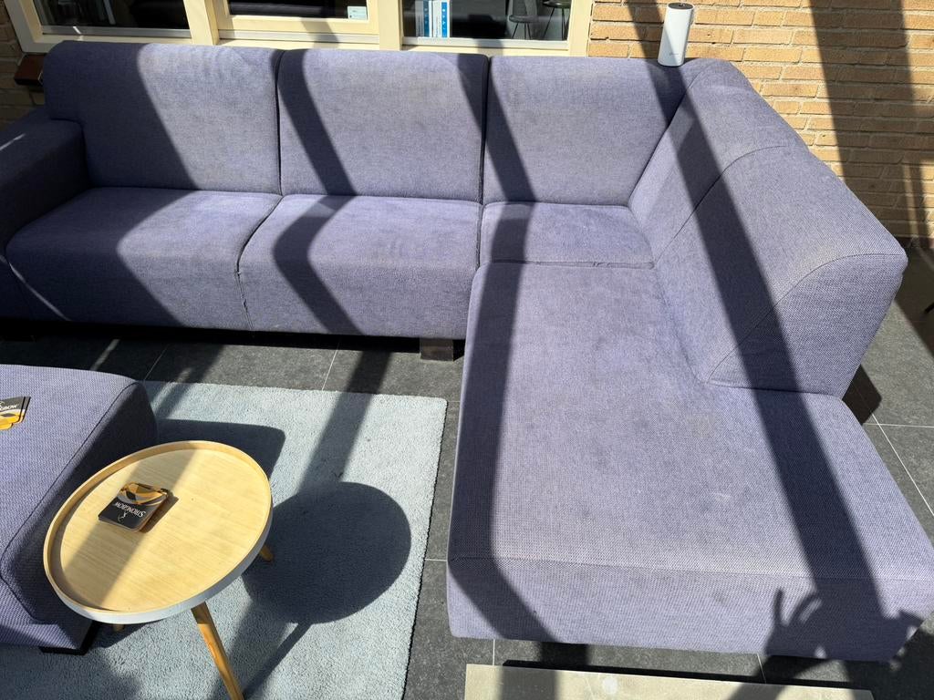 Hoekbank 1,95 x 2,70 cm, Ophalen, Gebruikt, Stof