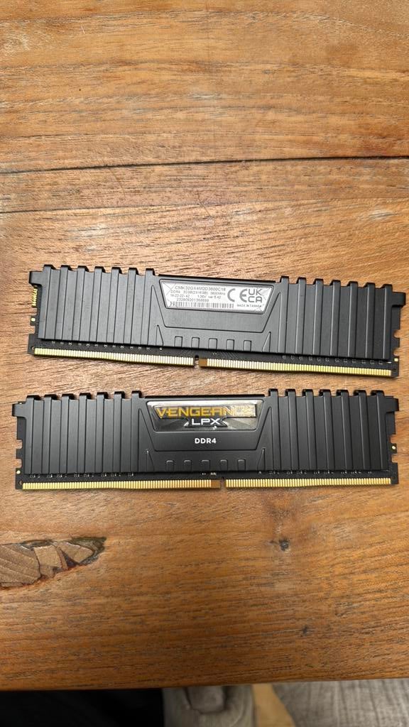 Ddr4 Ram geheugen Vengeance LPX, Computers en Software, RAM geheugen, DDR4, Ophalen of Verzenden, Zo goed als nieuw, Desktop
