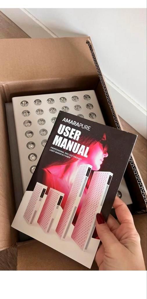 Amarapure Rood Licht Therapie AP300 - Nieuwstaat, Witgoed en Apparatuur, Persoonlijke-verzorgingsapparatuur, Zo goed als nieuw