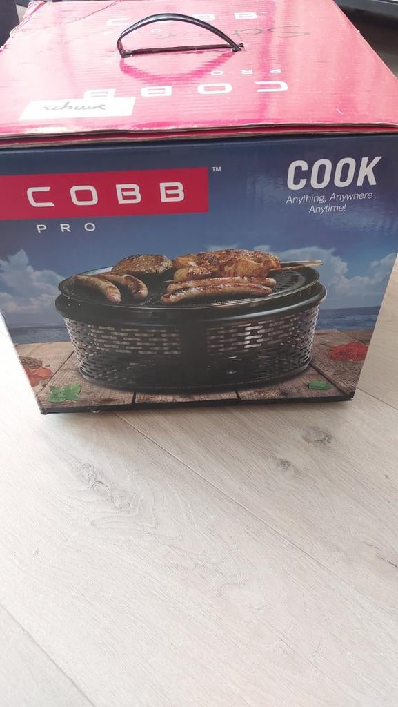 COBB Pro BBQ Grill - Zo goed als nieuw, compleet in doos, Tuin en Terras, Houtskoolbarbecues, Ophalen, Zo goed als nieuw, COBB