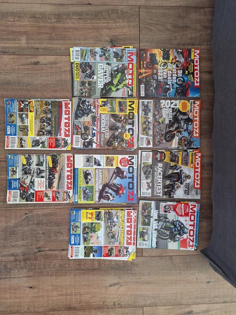 Grote collectie Moto73 motorbladen (2009-2022) 37 stuks, Ophalen, Gelezen, Algemeen