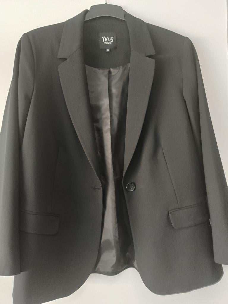 Zwarte blazer MS Mode maat 48, Ophalen