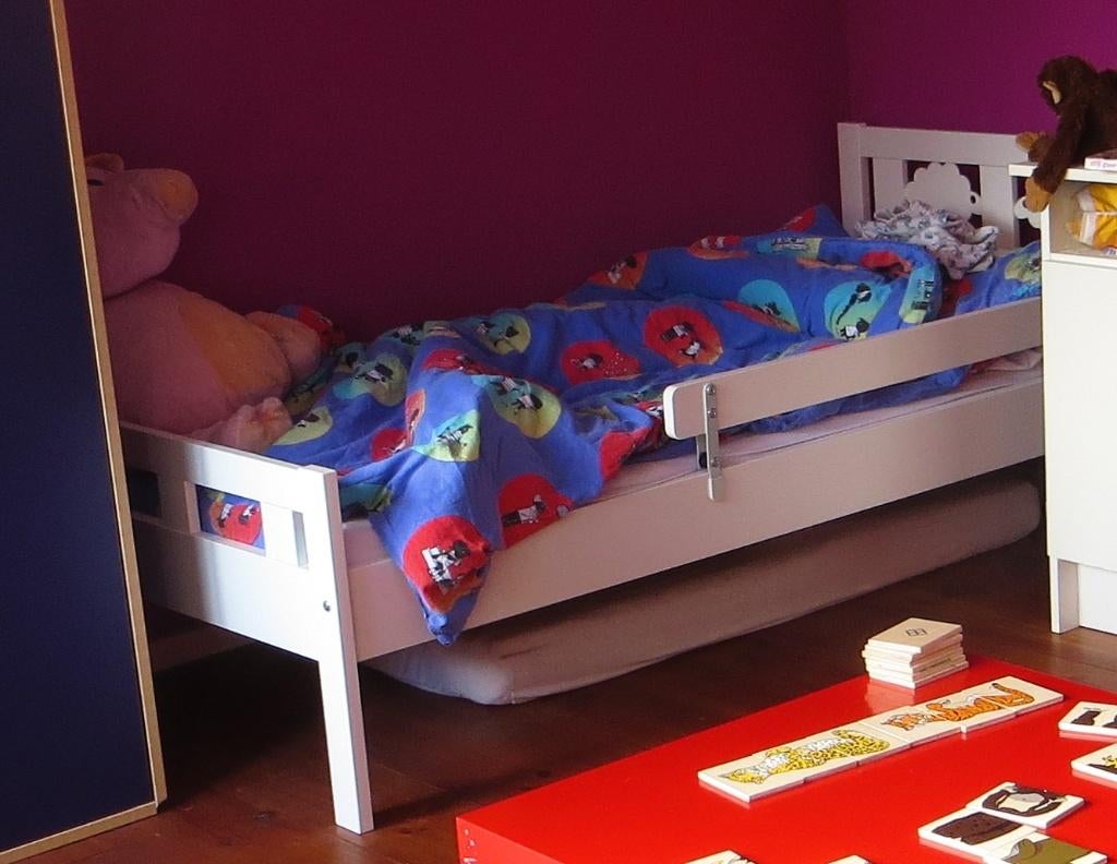 Ikea peuterbed ('Kritter'), Kinderen en Baby's, Kinderkamer | Bedden, Gebruikt, 70 tot 85 cm, 140 tot 160 cm, Ophalen