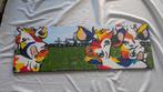 Lilly Schilderij: Abstracte Koeien Olieverf (40x120 cm), Ophalen of Verzenden