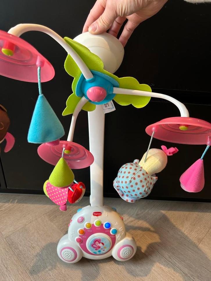 Tiny Love Boxmobiel met licht en geluid, Kinderen en Baby's, Speelgoed | Babyspeelgoed, Gebruikt, Mobiel, Met licht, Met geluid
