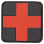 Patch – 3D "FIRST AID" – Zwart/Rood, Ophalen of Verzenden, Luchtmacht, Nederland, Embleem of Badge