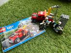 Lego City 60137 Sleepwagen met Politie Motorfietsen, Ophalen of Verzenden, Zo goed als nieuw, Complete set, Lego
