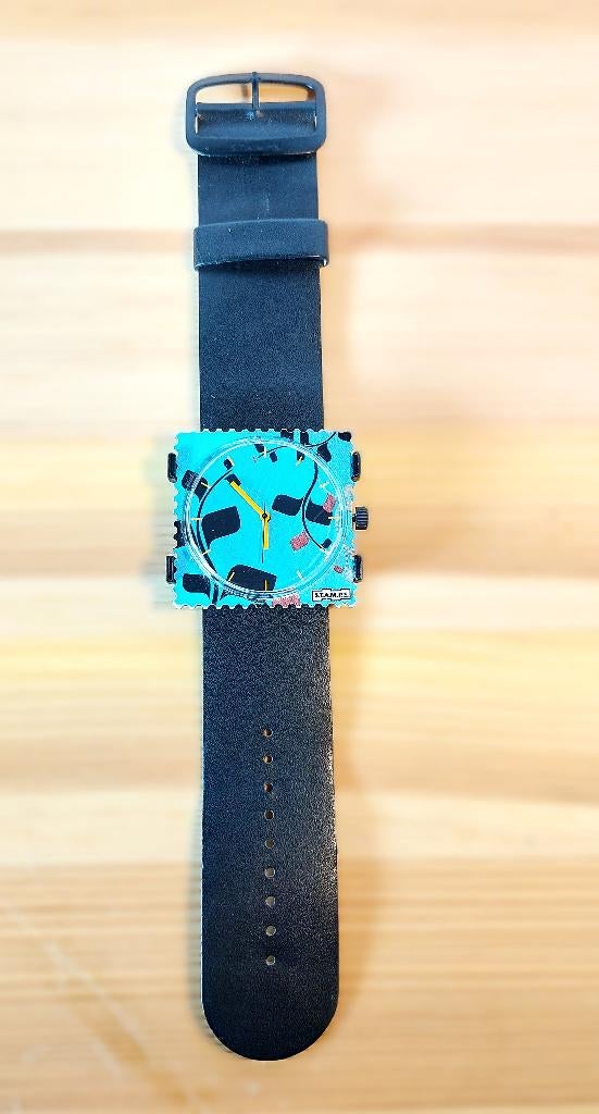 Stamps watch, Overige merken, Overige materialen, Leer, Polshorloge
