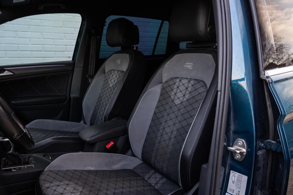 Volkswagen Tiguan 1.4 TSI R-LINE IQ-LIGHTS|TREKHAAK|AUTOPARK, Auto's, Stof, 4 cilinders, Met garantie (alle), Blauw