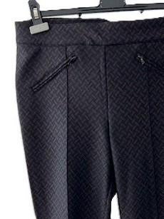 CAMBIO RAINBOW pantalon 44 bruin blauw bonded travelstof, Verzenden, Maat 42/44 (L), Lang, Gedragen