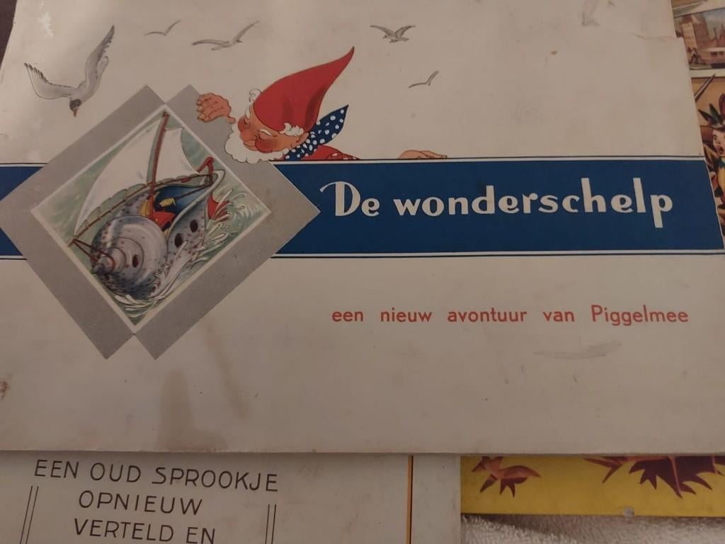 Piggelmee - 2 boeken - De wonderschelp en Van 't tovervisje, Boeken, Ophalen, Zo goed als nieuw