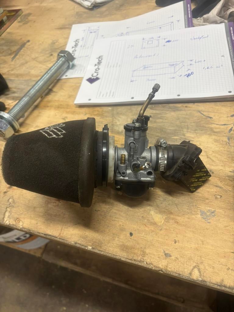 21mm inlaat set, Ophalen of Verzenden, Zo goed als nieuw, Carburateur