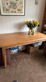 Eettafel uitschuifbaar in prima staat, Huis en Inrichting, Tafels | Eettafels, Ophalen, Zo goed als nieuw, Rechthoekig, 50 tot 100 cm