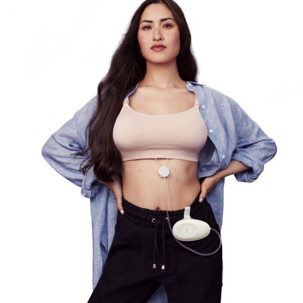 Elvie Stride Dubbele Elektrische Borstkolf - ZGAN, Kinderen en Baby's, Babyvoeding en Toebehoren, Ophalen of Verzenden, Zo goed als nieuw