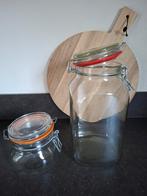 Weckpotten / voorraadpotten met beugelsluiting (2 stuks), Ophalen, Gebruikt