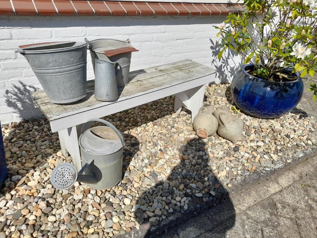Landelijk bankje 120 x 30 cm
Hoogte 48 cm.

35.00 euro, Ophalen of Verzenden