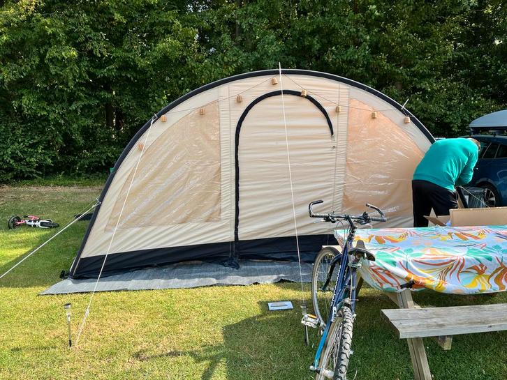 Obelink Familia 6 TC tunneltent - 6 persoons, waterdicht, Caravans en Kamperen, Tenten, tot en met 6, Gebruikt, Ophalen