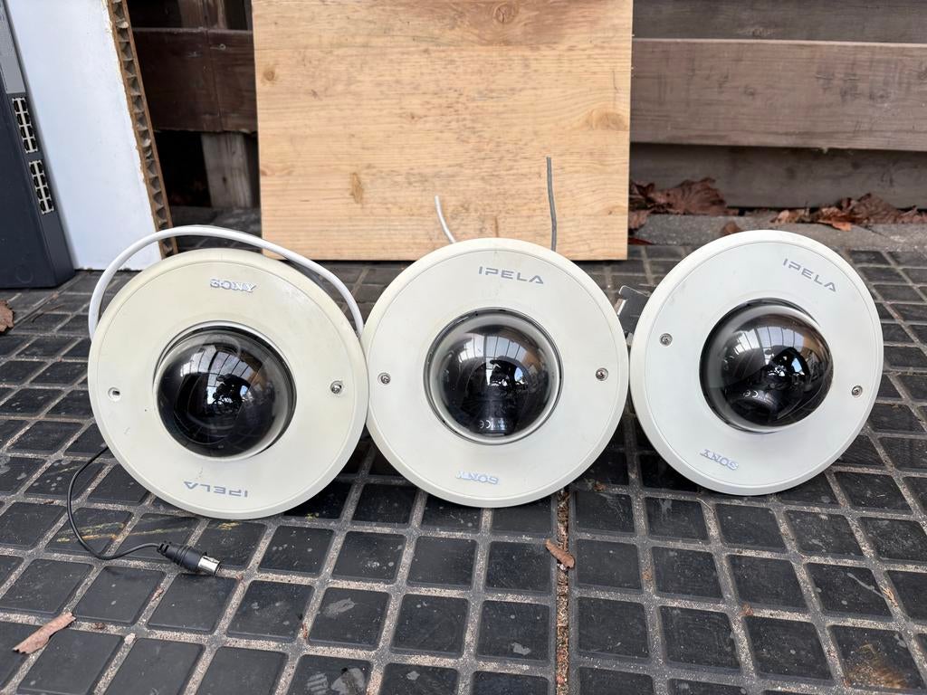 Sony IPELA Beveiligingscamera's (3 stuks), Audio, Tv en Foto, Videobewaking, Ophalen of Verzenden, Gebruikt, Buitencamera