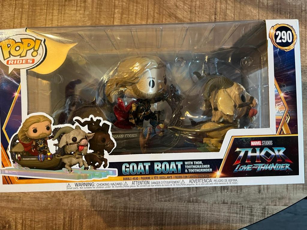 Funko Pop! Rides: Thor Love and Thunder - Goat Boat (Nieuw), Ophalen of Verzenden, Nieuw
