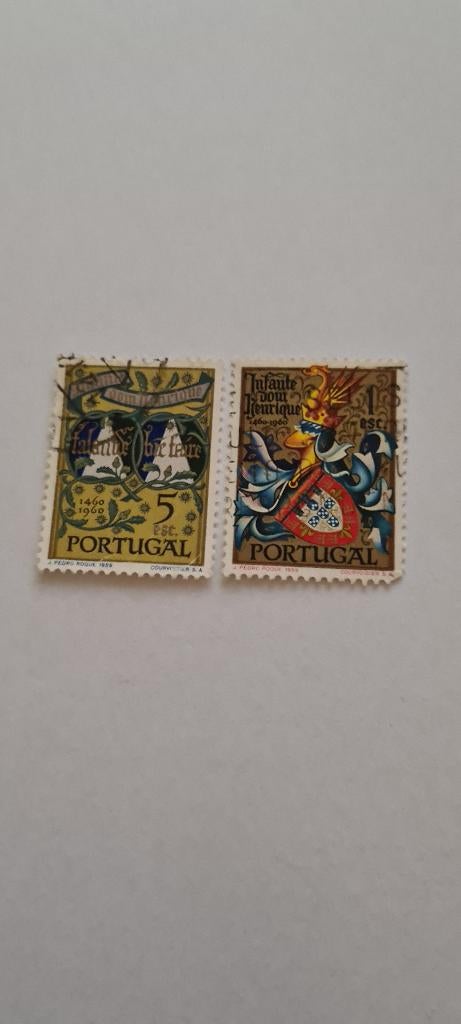 7963 portugal 500e sterfdag prins hendrik de zeevaarder 1960, Postzegels en Munten, Verzenden, Portugal