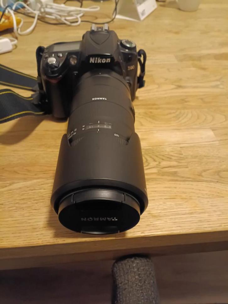 Nikon D90 Spiegelreflexcamera met Tamron 70-210mm lens, Audio, Tv en Foto, Fotocamera's Digitaal, Zo goed als nieuw, Spiegelreflex