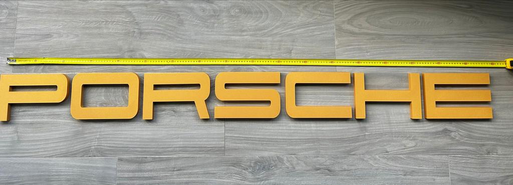 Porsche muurletters, Zelf, Nieuw, Zelf, Zelf