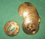 9955. Metalen concho’s. 14 st, diameter 35 mm. ‘Verguld’.  , Ophalen of Verzenden, Nieuw, Overige typen