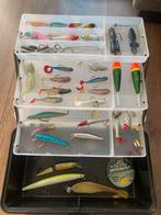 Viskoffer met roofvisspullen, Ophalen of Verzenden, Gebruikt, Overige typen