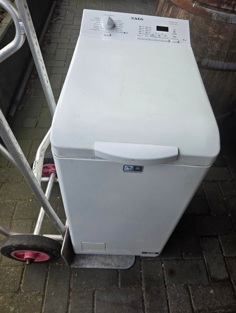 Aeg lavamat protex liquidsysteem TF142td1, Witgoed en Apparatuur, Wasmachines, 6 tot 8 kg, Ophalen, 1200 tot 1600 toeren, 85 tot 90 cm