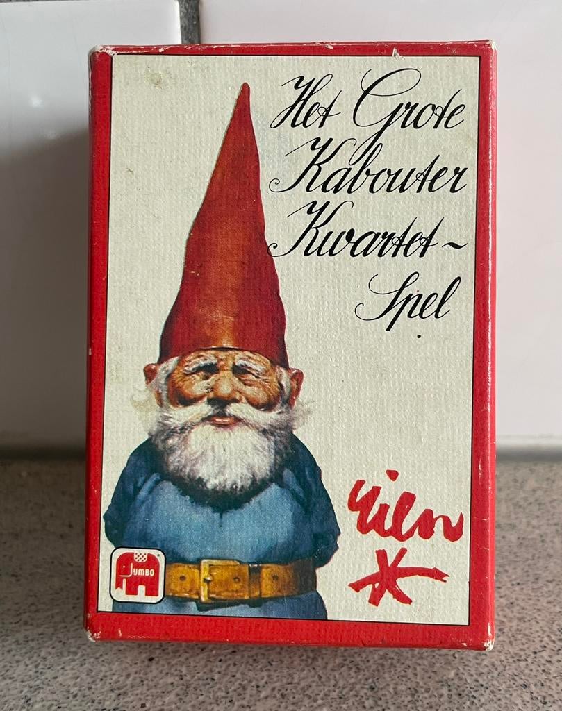 Rien poortvliet David de kabouter kwartet (compleet!), Verzamelen, Speelkaarten, Jokers en Kwartetten, Ophalen of Verzenden, Zo goed als nieuw