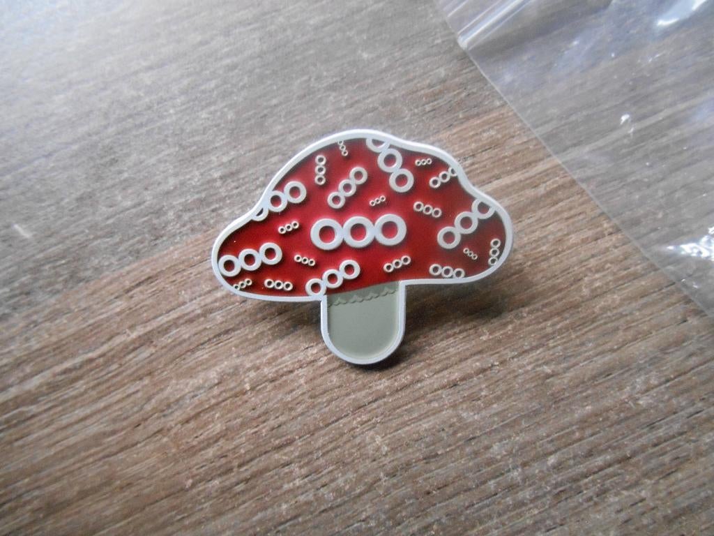 Efteling paddenstoel pin Looopings paddenstoooel EAP LEZEN, Ophalen of Verzenden, Nieuw, Overige typen