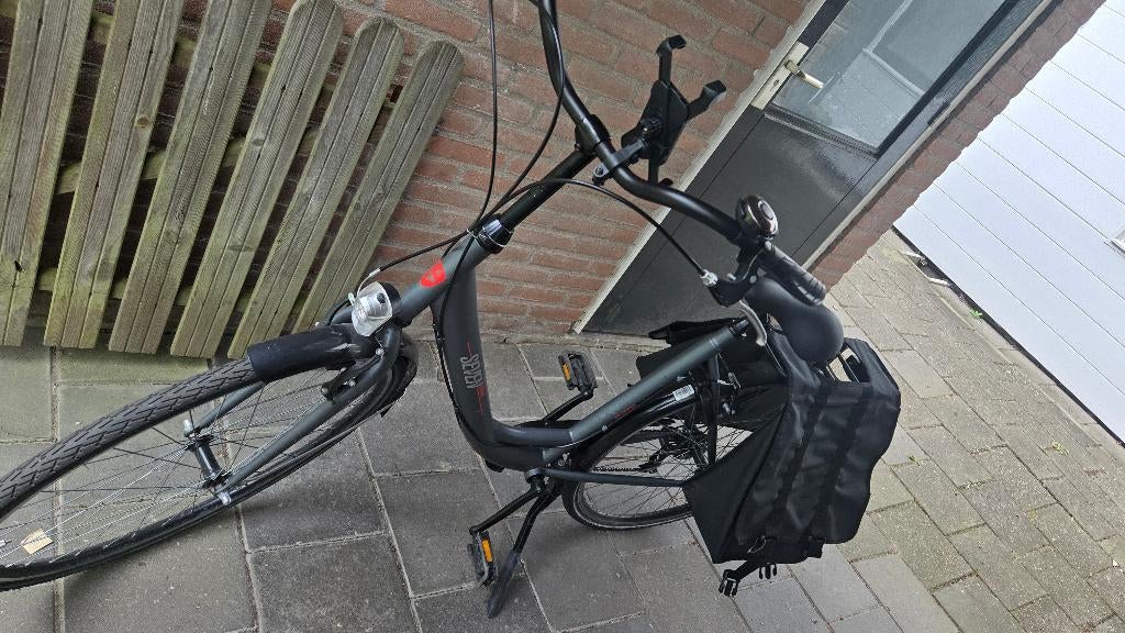 Fiets, Fietsen en Brommers, Fietsen | Dames | Damesfietsen, 47 tot 50 cm, Zo goed als nieuw, Schijfrem, Ophalen
