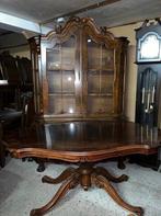 Barok eetkamer tafel, Gebruikt, 100 tot 150 cm, Ovaal, Overige houtsoorten