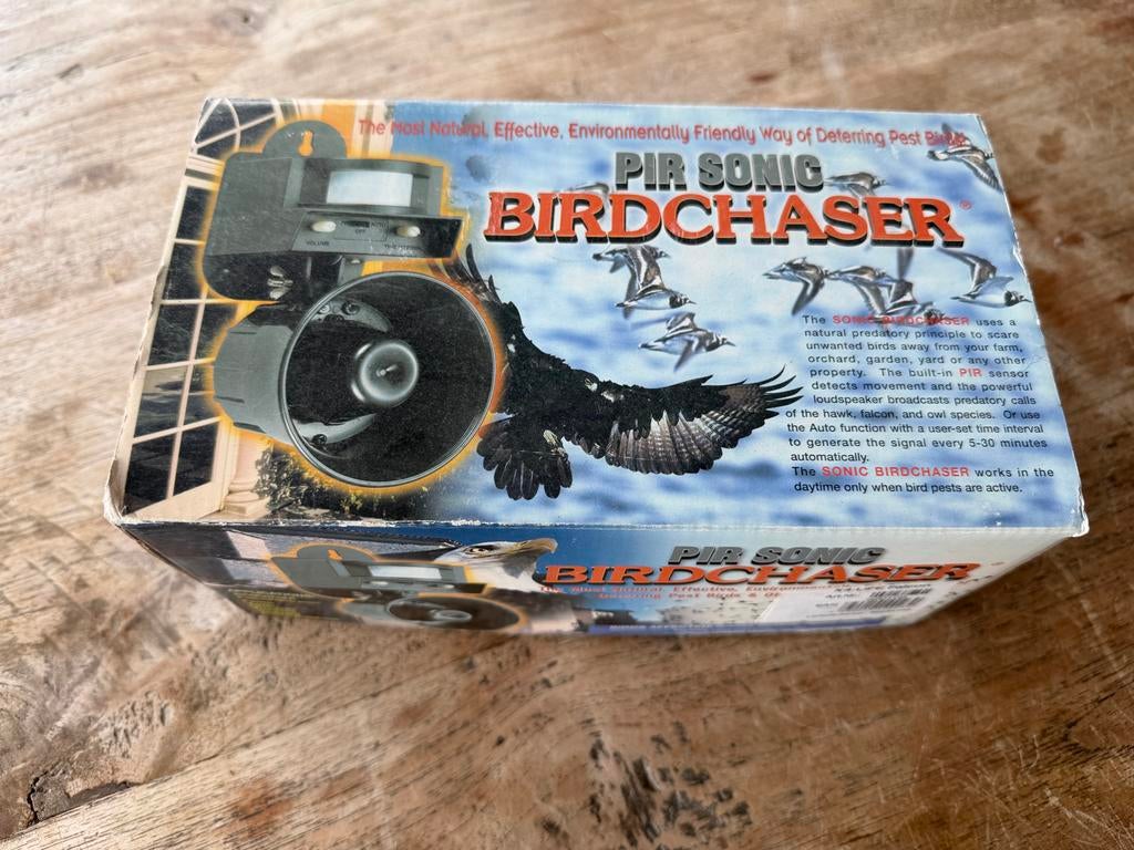 PIR Sonic Birdchaser vogelverschrikker, Ophalen of Verzenden, Zo goed als nieuw, Ongediertebestrijding