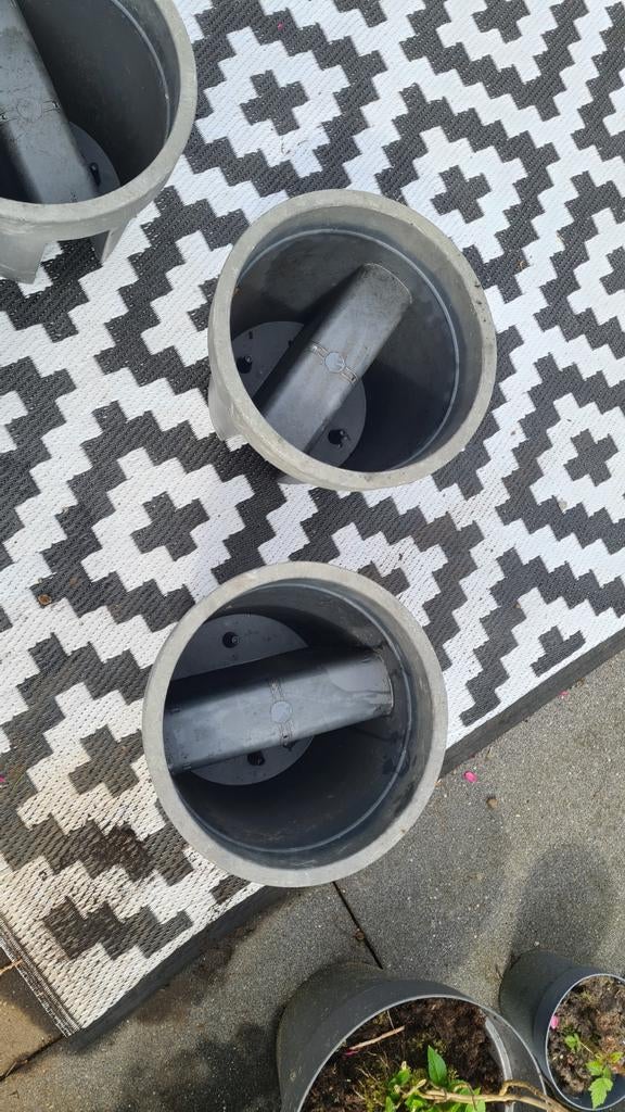 Balkon plantenbakken, Tuin en Terras, Kunststof, Minder dan 30 cm, Balkon, Rond