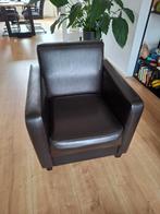 Luxe fauteuil, Huis en Inrichting, Fauteuils, Ophalen of Verzenden, Zo goed als nieuw, 75 tot 100 cm, Leer