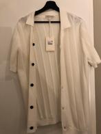 Stangata overhemd korte mouw off-white nieuw, Kleding | Heren, Truien en Vesten, Ophalen of Verzenden, Nieuw, Maat 52/54 (L), Wit