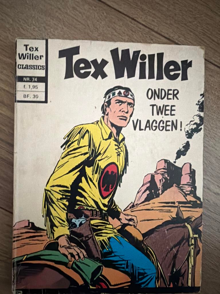 1977 Tex Willer Classics Nr. 74: Onder Twee Vlaggen!, Boeken, Stripboeken, Eén stripboek, Ophalen, Gelezen
