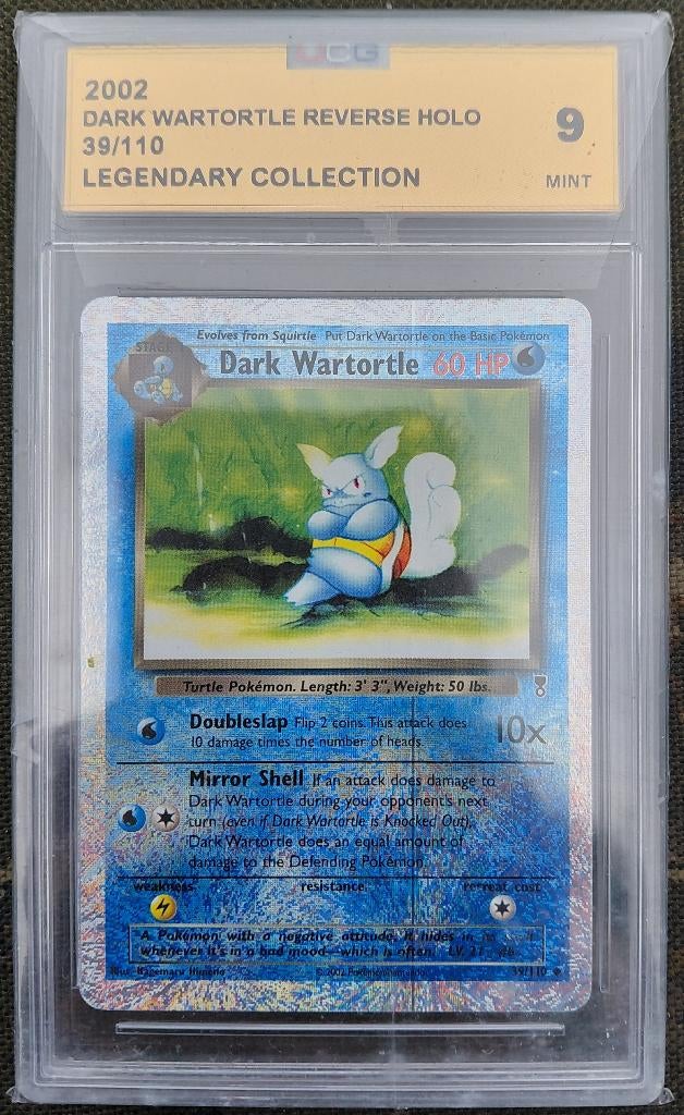dark wartortle  reverse holo legendary collection, Ophalen of Verzenden, Zo goed als nieuw, Losse kaart, Foil