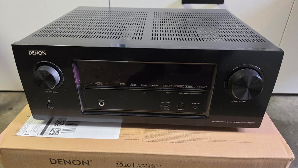 Denon AVR-X3300W AV Receiver, Ophalen of Verzenden, Zo goed als nieuw, 120 watt of meer, Denon