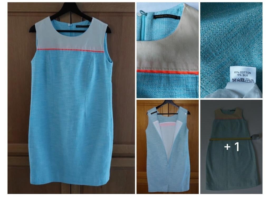Zomerjurk Natan, Kleding | Dames, Maat 38/40 (M), Blauw, Ophalen of Verzenden, Zo goed als nieuw