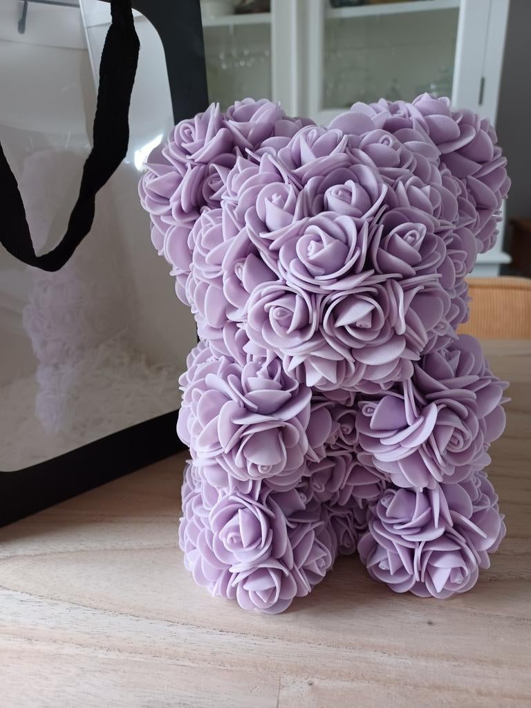 Paarse Rozenbeer, Huis en Inrichting, Woonaccessoires | Overige, Ophalen of Verzenden