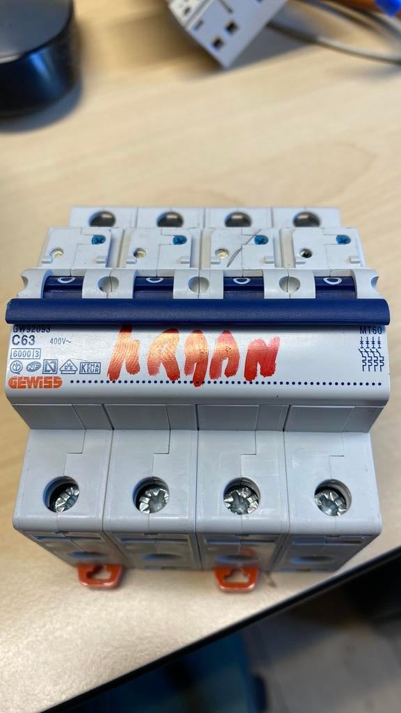 Gewiss MT60 Modulair Contactblok GW 92 093, Ophalen of Verzenden, Zo goed als nieuw, Zonder controller