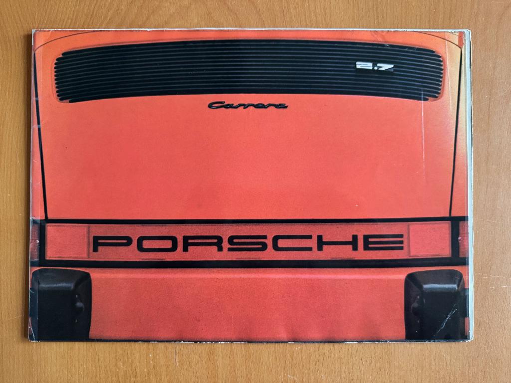 Brochure Porsche 911 (G-serie), 1973, Ophalen of Verzenden, Gelezen, Porsche