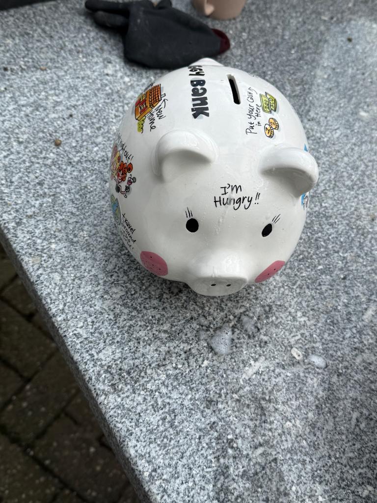 Blond Amsterdam spaarvarken, Ophalen of Verzenden, Zo goed als nieuw, Steen, Aardewerk of Keramiek, Overige thema's