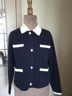 Essentiel Antwerp gebreid vest S NIEUWSTAAT!, Blauw, Ophalen of Verzenden, Zo goed als nieuw, Essentiel Antwerp